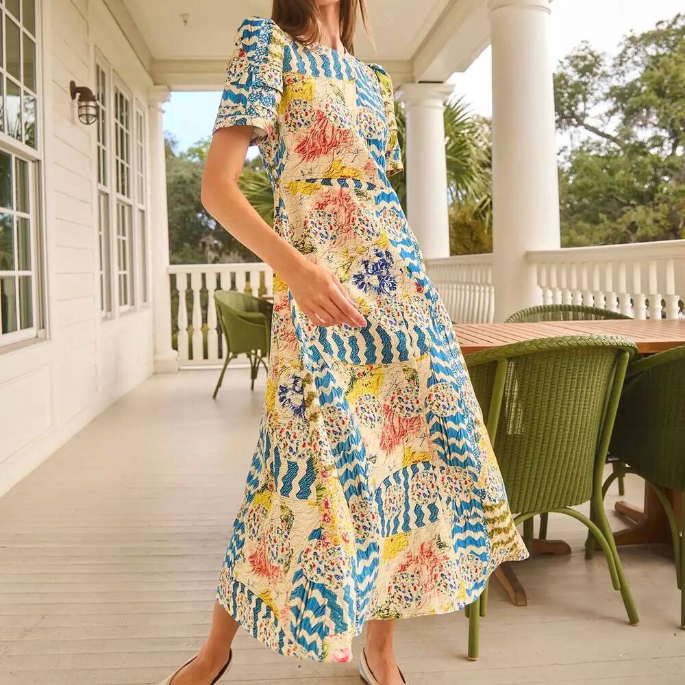 NEW HUNTER BELL casey dress in morning glory - Picture 3 of 4